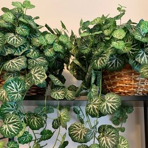 Faux Plant Basket